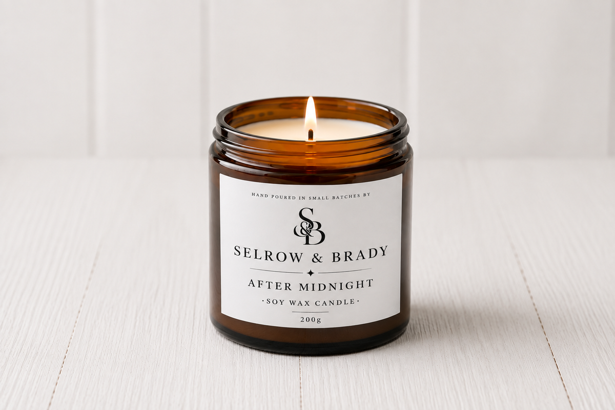 After Midnight (Black Opium) — Dark, Addictive & Luxurious | 200g Soy Wax Candle