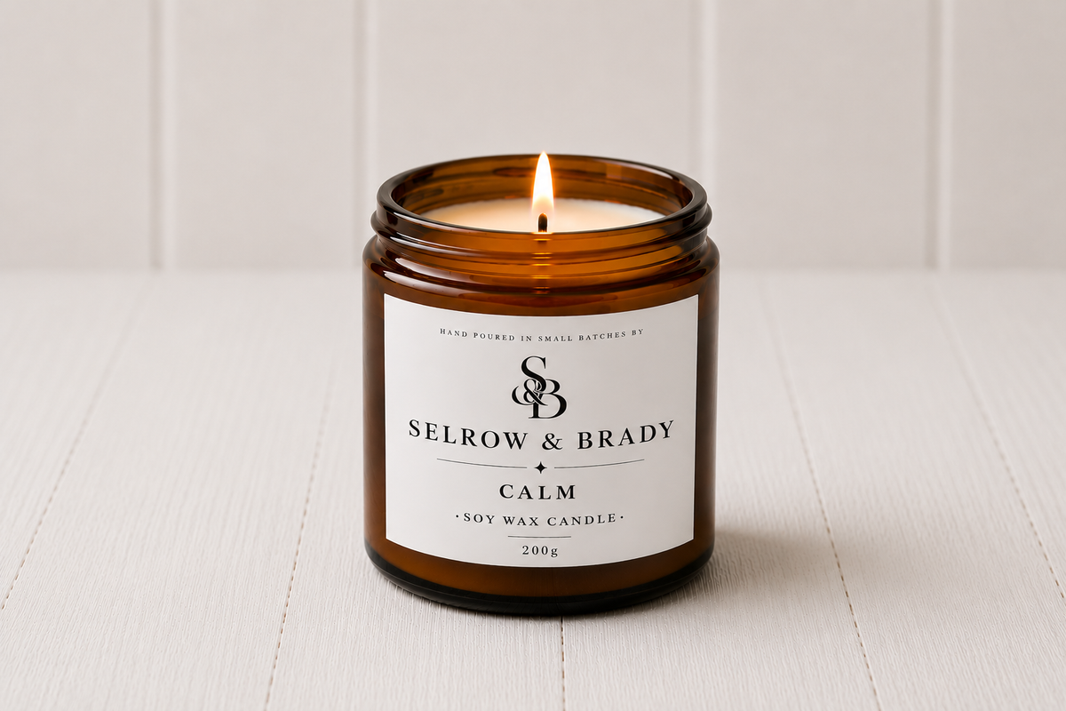 Calm — Fresh, Soothing & Serene | 200g Soy Wax Candle