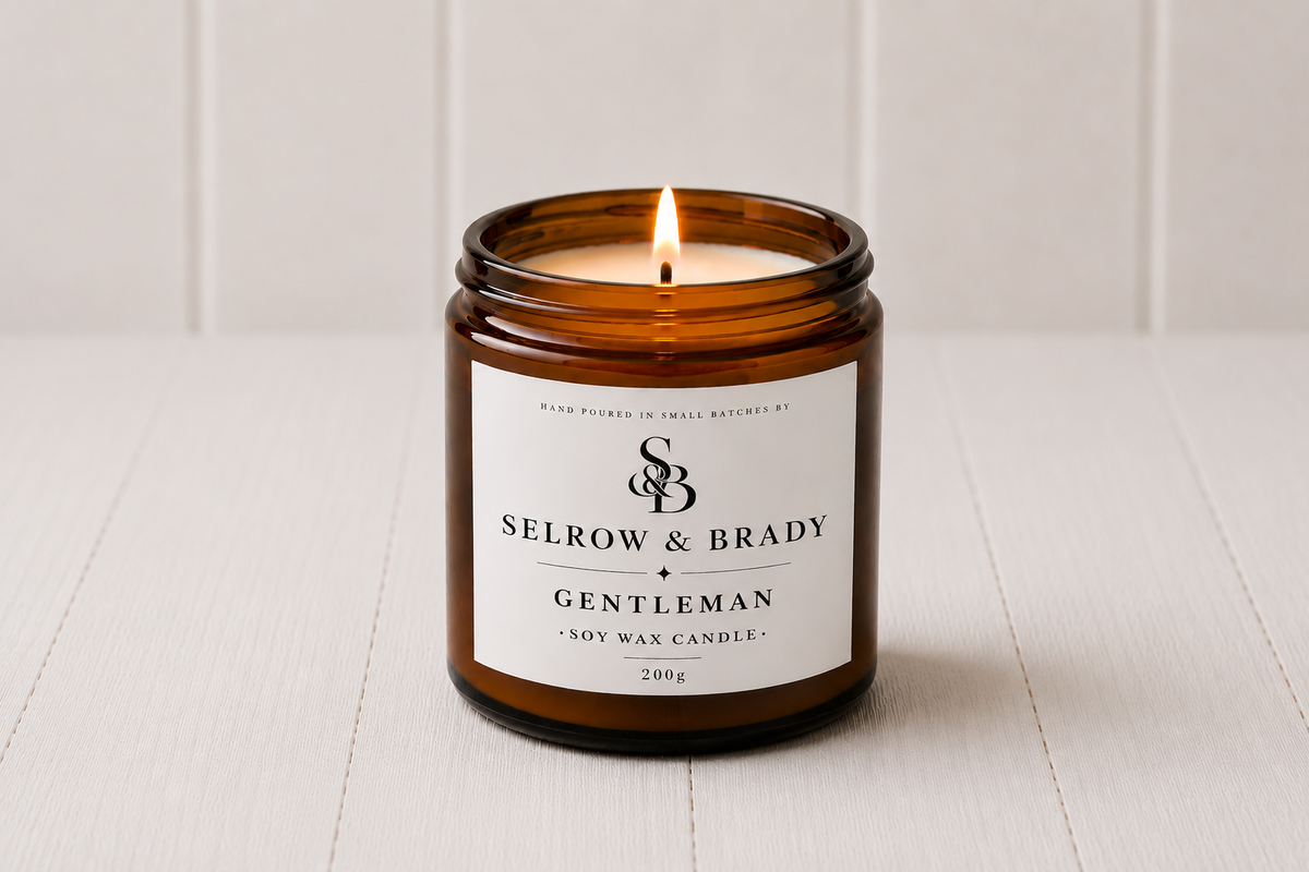Gentleman — Masculine, Refined & Sophisticated | 200g Soy Wax Candle