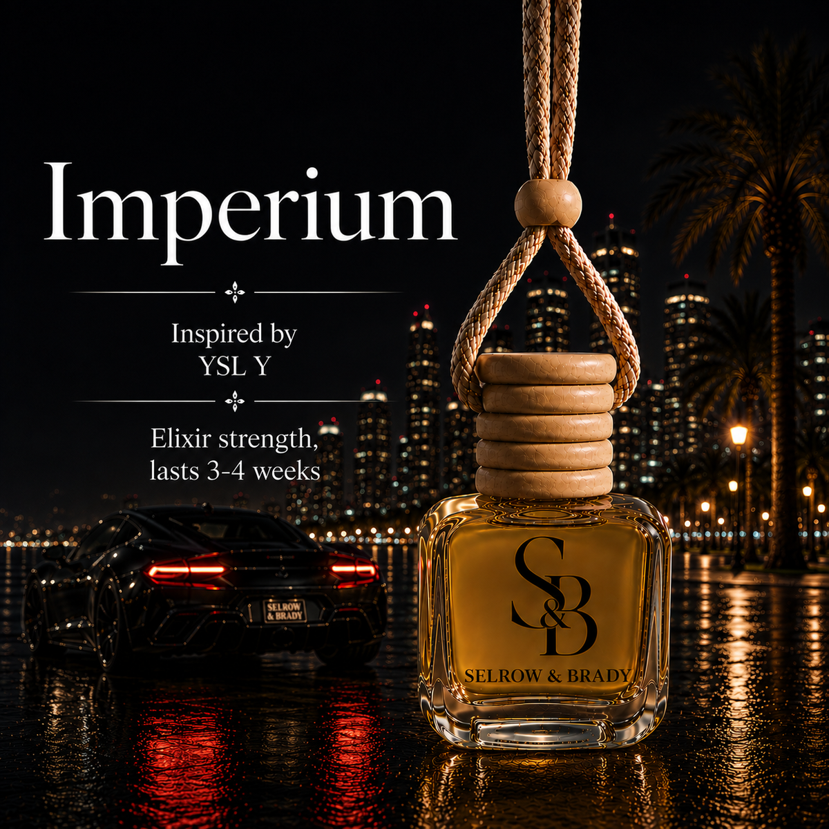 Imperium - Inspired by YSL Y - Elixir Strength Luxury Fragrance Hanging Diffuser Car Air freshener